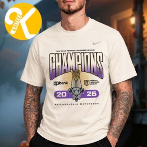 Philadelphia Waterdogs 2026 PLL Championship Locker Room Unisex T-Shirt