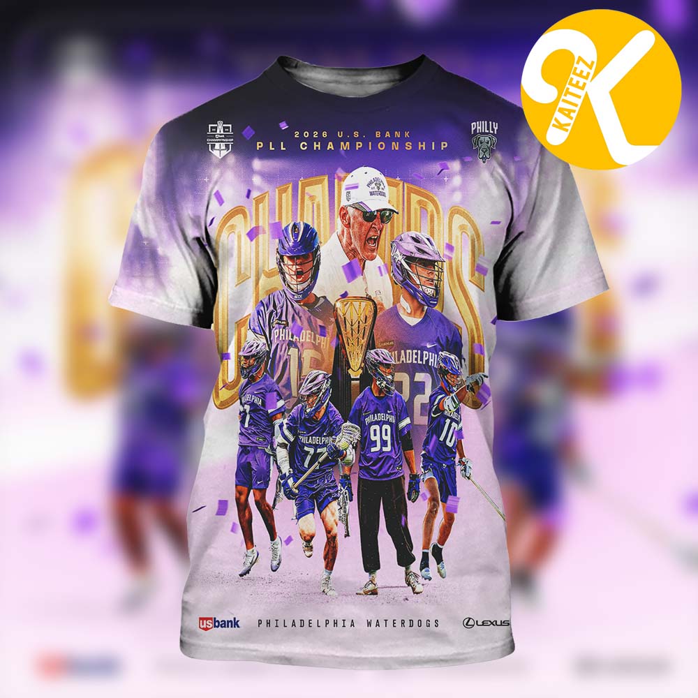 Philadelphia Waterdogs Are Your 2026 US Bank PLL Champions All Over Print Shirt Philadelphia Waterdogs Are Your 2026 US Bank PLL Champions All Over Print Shirt