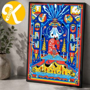 Phish Dry Goods Summer Tour In Colorado Event Poster At Dick Sporting Goods Park In Commerce City CO On September 4-6 2026 Art By Andreawan Home Decor Poster Canvas
