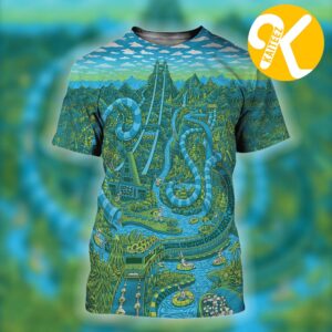 Phish Dry Goods Summer Tour In Colorado Event Poster At Dick Sporting Goods Park In Commerce City CO On September 4-6 2026 Art By Dylan Fant All Over Print Shirt