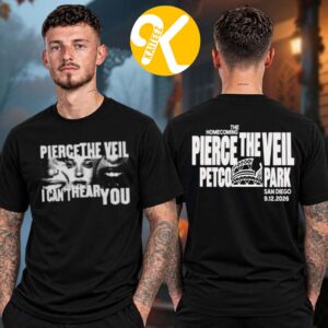 Pierce The Veil San Diego CA Exclusive Event Tee At Petco Park In San Diego CA On September 12 2026 I Cant Hear You Two Sided Unisex T-Shirt