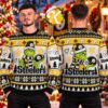 Pittsburgh Steelers NFL Big Logo Knit Christmas Ugly Sweater