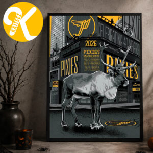 Pixies P40 US Tour 2026 Tour Dates Home Decor Poster Canvas
