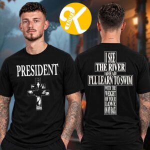 President Merch Blood Of Your Empire North American Campaign 2026 Angel Wings Cross Two Sided Unisex T-Shirt