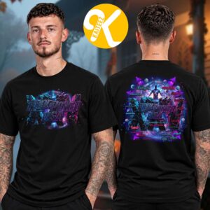 ProgPower USA 2026 Merch In Atlanta GA On September 9-12 2026 Logo Line Up Two Sided Unisex T-Shirt