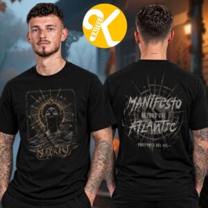 ProgPower USA 2026 Merch In Atlanta GA On September 9-12 2026 Manifesto Beyond The Atlantic Two Sided Unisex T-Shirt