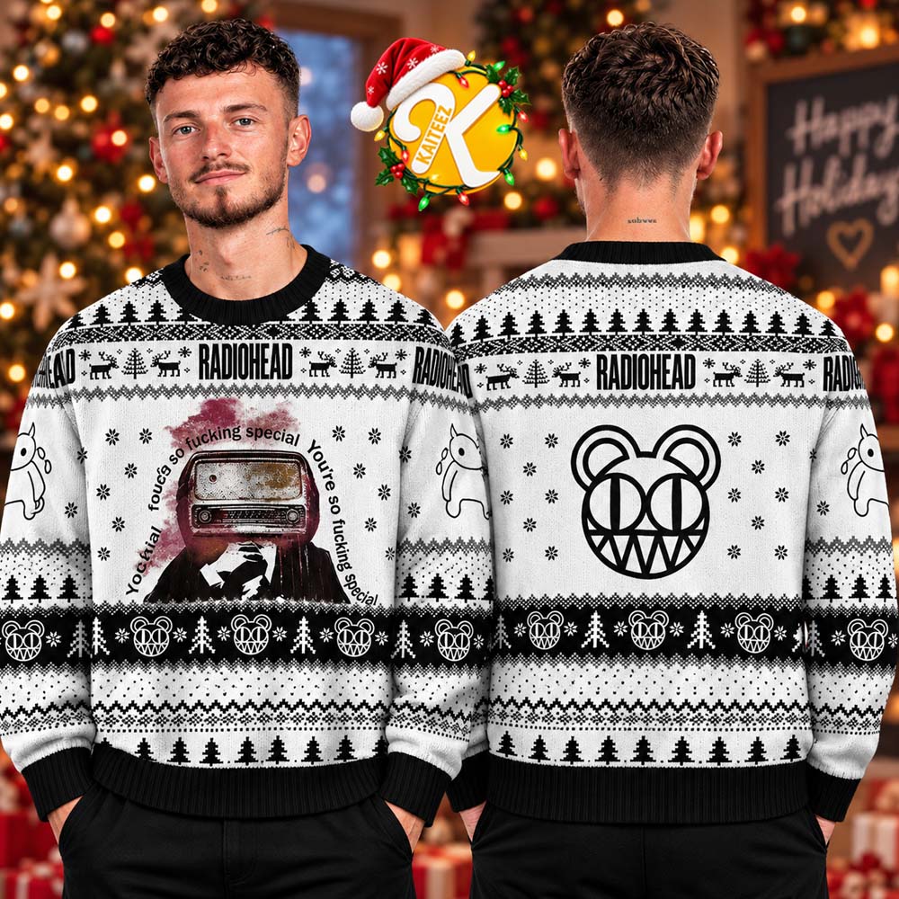 Radiohead You Are So Fucking Special Ugly Christmas Sweater Radiohead You Are So Fucking Special Ugly Christmas Sweater