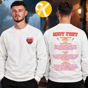 Rio Fest 2026 Merch In Chicago IL On September 18-20 2026 Heart Lineup Crewneck Sweatwhirt