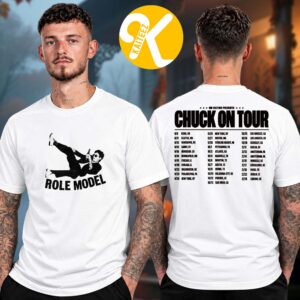 Role Model Merch Chuck On Tour 2026 2027 Photo Tour Dates Two Sided Unisex T-Shirt
