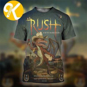 Rush San Antonio TX Event Poster At Frost Bank Arena In San Antonio TX On September 23 25 2026 Dragon Cowboy All Over Print Shirt
