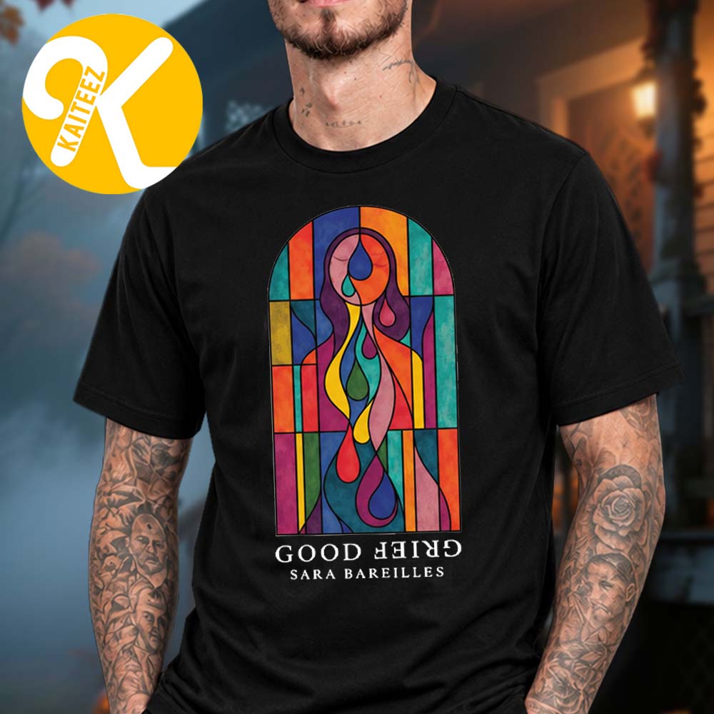 Sara Bareilles Merch Good Grief Tour 2026 Stained Glass Unisex T-Shirt Sara Bareilles Merch Good Grief Tour 2026 Stained Glass Unisex T-Shirt