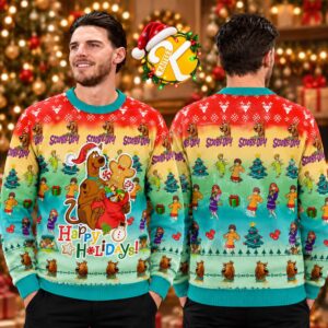 Scooby Doo Happy Holiday Ugly Christmas Sweater