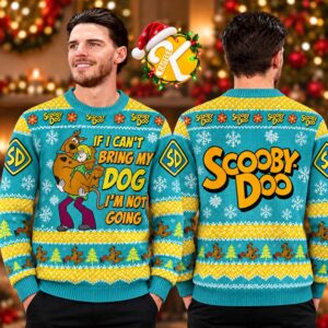 Scooby Doo If I Cant Bring My Dog Im Not Going Ugly Sweater