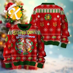 Scooby Doo Winter Wonder Dog Ugly Christmas Sweater