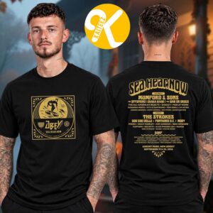 Sea.Hear.Now Festvival 2026 Merch Collab Shirt With OBEY Line Up Two Sided Unisex T-Shirt