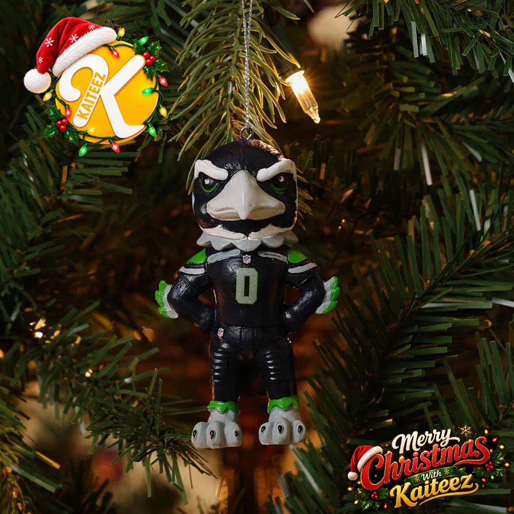 Seattle Seahawks Mascot Ornament Best Gift For Fans Seattle Seahawks Mascot Ornament Best Gift For Fans