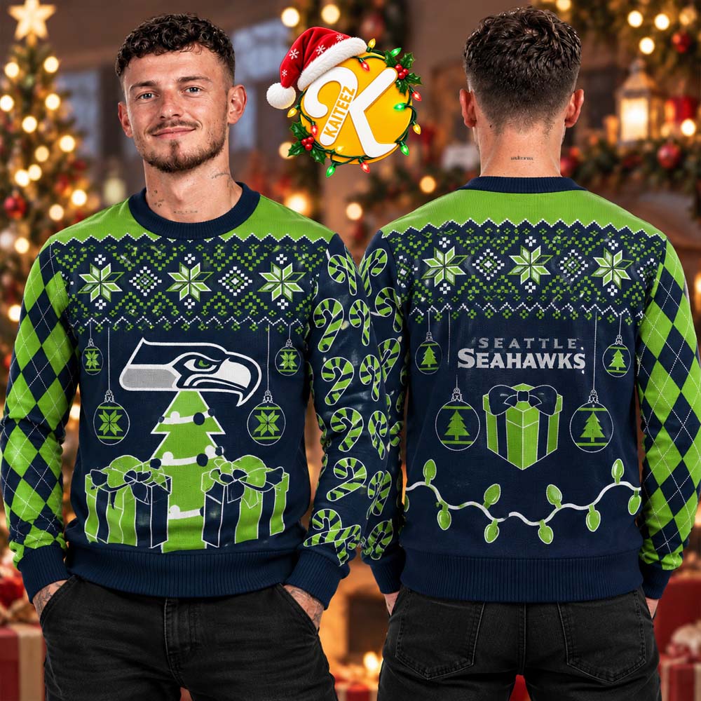 Seattle Seahawks NFL Holiday Ugly Sweater Seattle Seahawks NFL Holiday Ugly Sweater