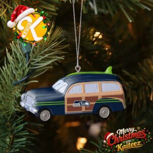 Seattle Seahawks Station Wagon Ornament