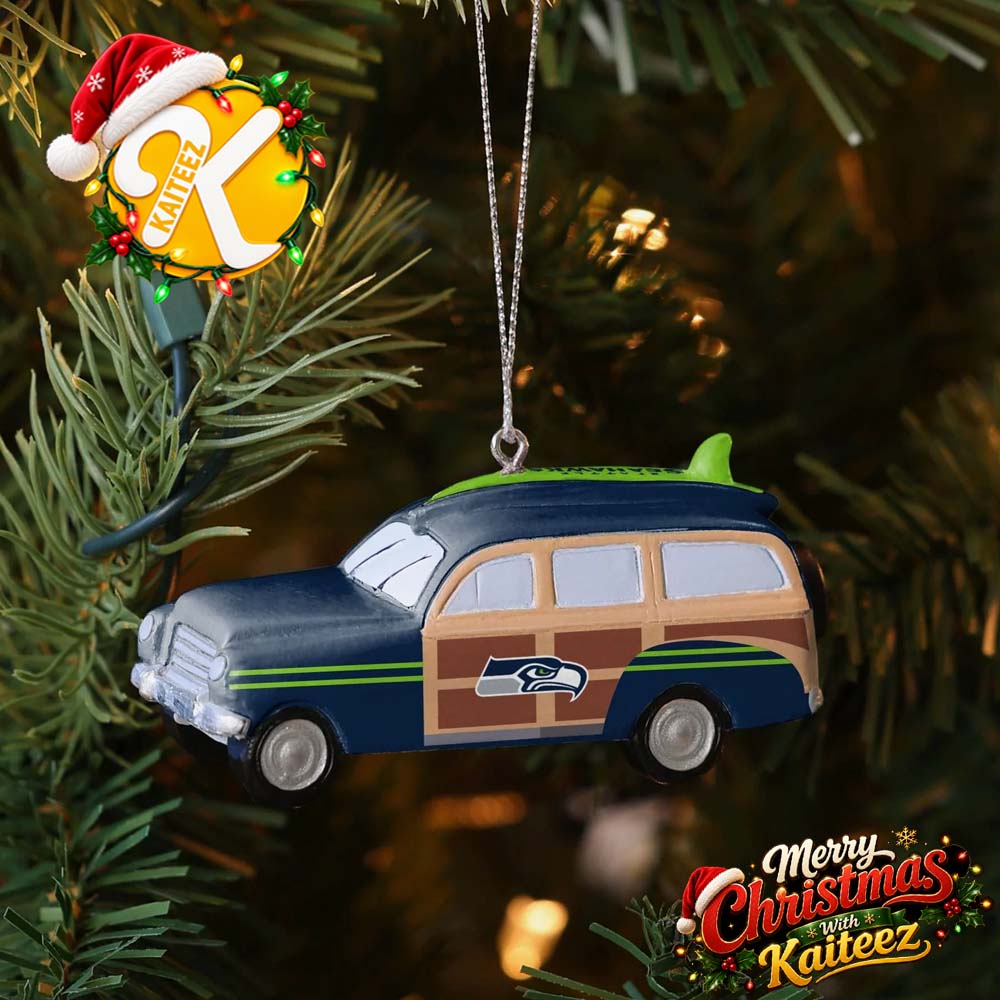 Seattle Seahawks Station Wagon Ornament Seattle Seahawks Station Wagon Ornament