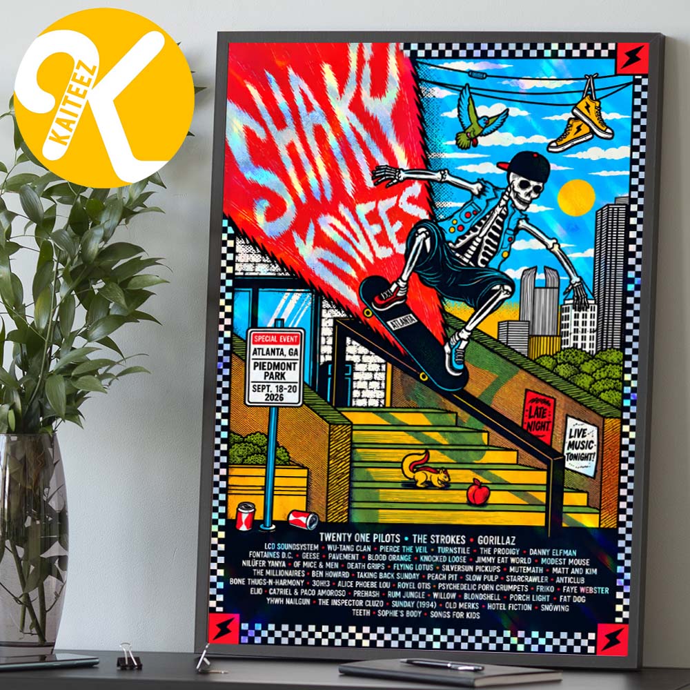 Shaky Knees Festival 2026 Event Poster At Piedmont Park In Atlanta GA On September 18-20 2026 Home Decor Poster Canvas Shaky Knees Festival 2026 Event Poster At Piedmont Park In Atlanta GA On September 18-20 2026 Home Decor Poster Canvas