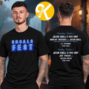 ShoalsFest 2026 At McFarland Park In Florence Alabama On October 3-4 2026 Line Up Two Sided Unisex T-Shirt