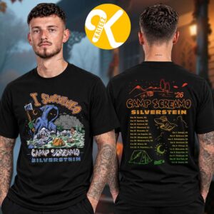 Silverstein Camp Screamo Tour 2026 North America Tour Dates Two Sided Unisex T-Shirt