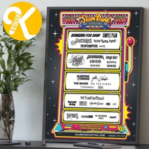 Slam Dunk Festival 2027 Line Up Home Decor Poster Canvas