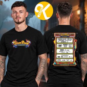 Slam Dunk Festival 2027 Line Up Two Sided Unisex T-Shirt