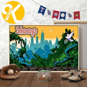 Sleep The Band North America 2026 Tour Event Poster Tour Dates Home Decor Poster Canvas