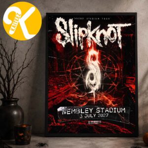 Slipknot London Event Poster At Wembley Stadium London UK On July 3 2027 Home Decor Poster Canvas