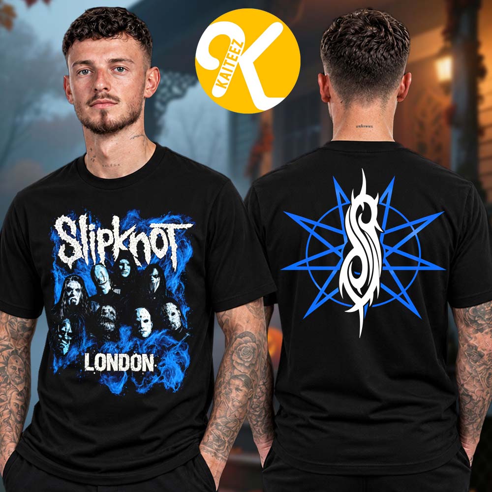 Slipknot London Event Tee Pop Up Exclusive Merch Wembley Stadium London UK On September 28 2026 Two Sided Unisex T-Shirt Slipknot London Event Tee Pop Up Exclusive Merch Wembley Stadium London UK On September 28 2026 Two Sided Unisex T-Shirt
