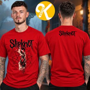 Slipknot London Pop Up Exclusive Merch Wembley Stadium London UK On September 28 2026 Burning Red Two Sided Unisex T-Shirt