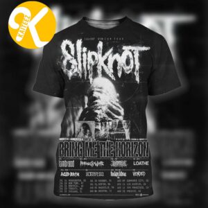 Slipknot North America 2027 (sic)EST Stadium Tour With Special Guests Bring Me The Horizon Tour Dates All Over Print Shirt