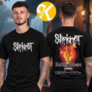 Slipknot South America 2027 (sic)EST Stadium Tour With Special Guests Marilyn Manson And Hatebreed Tour Dates Two Sided Unisex T-Shirt