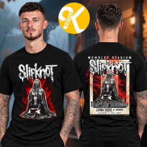 Slipknot Wembley Stadium On July 3 2027 With Special Guests Marilyn Manson Lorna Shore And Hatebreed Two Sided Unisex T-Shirt