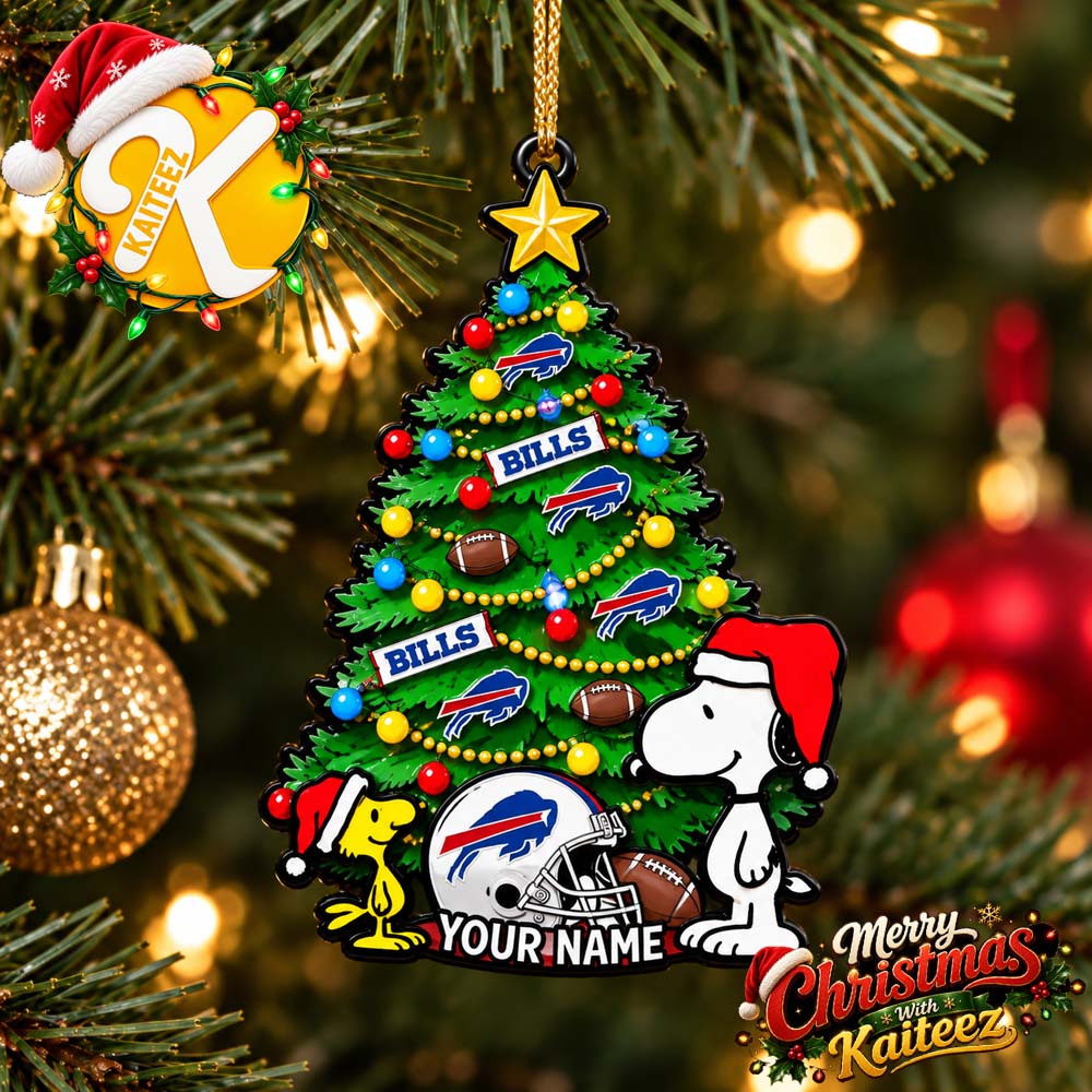 Snoopy Peanuts x Buffalo Bills Custom Christmas Ornament Xmas Tree Decorations Snoopy Peanuts x Buffalo Bills Custom Christmas Ornament Xmas Tree Decorations