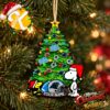 Snoopy Peanuts x Green Bay Packers Custom Christmas Ornament Xmas Tree Decorations