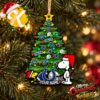 Snoopy Peanuts x Cincinnati Bengals Christmas Ornament Xmas Tree Decorations