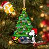 Snoopy Peanuts x Los Angeles Chargers Christmas Ornament Xmas Tree Decorations Snoopy Peanuts x Los Angeles Chargers Christmas Ornament Xmas Tree Decorations
