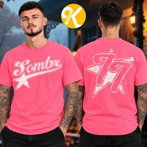 Sombr Merch You Are The Reason North America Tour 2026 Pink 77 Two Sided Unisex T-Shirt