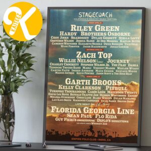 Stagecoach 2027 California Country Music Festival At Empire Polo Club In Indio CA On April 23 24 25 2027 Line Up Home Decor Poster Canvas