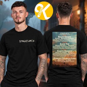 Stagecoach 2027 California Country Music Festival At Empire Polo Club In Indio CA On April 23 24 25 2027 Line Up Two Sided Unisex T-Shirt