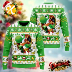 Super Mario Yoshi Ugly Christmas Sweater