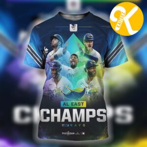 Tampa Bay Rays Are Your AL East Champions 2026 All Over Print Shirt