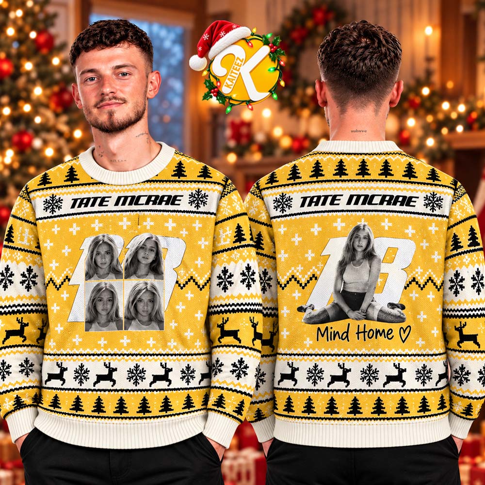Tate Mcrae Mind Home Ugly Christmas Sweater Tate Mcrae Mind Home Ugly Christmas Sweater