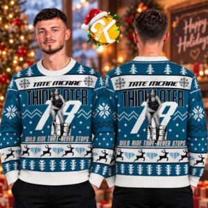 Tate Mcrae Think Later Ugly Christmas Sweater