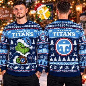 Tennessee Titans NFL The Grinch Show The Ball Ugly Christmas Sweater