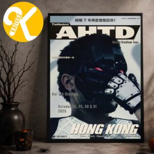 The Weeknd Hong Kong AHTD Exclusive Poster At Kai Tak Stadium In Hong Kong On October 24 25 30 31 2026 Home Decor Poster Canvas