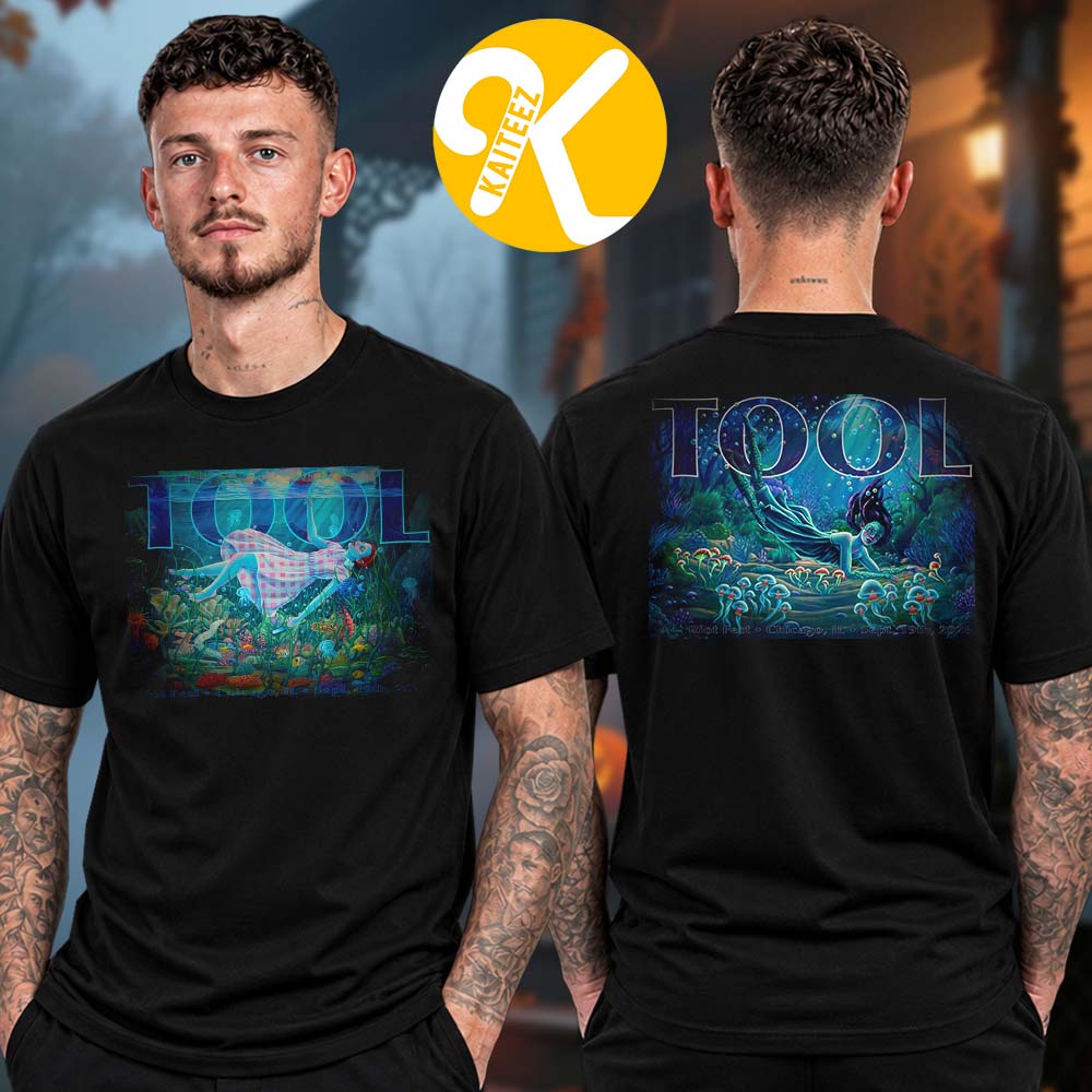 Tool Band Riot Fest 2026 Exclusive Poster Two Version In Chicago IL On September 19 2026 Two Sided Unisex T-Shirt Tool Band Riot Fest 2026 Exclusive Poster Two Version In Chicago IL On September 19 2026 Two Sided Unisex T-Shirt