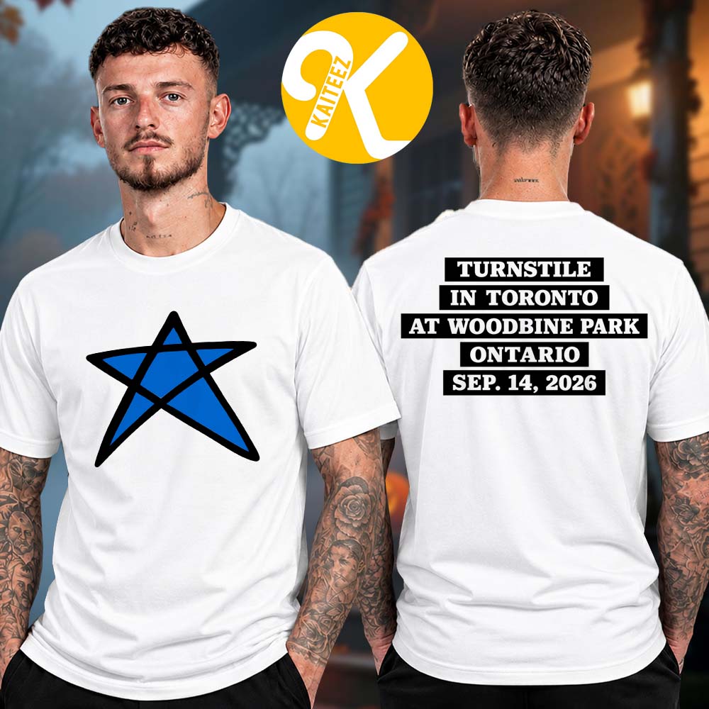 Turnstile Toronto ON Canada Exclusive Event Tee At Woodbine Park In Toronto ON On September 14 2026 Two Sided Unisex T-Shirt Turnstile Toronto ON Canada Exclusive Event Tee At Woodbine Park In Toronto ON On September 14 2026 Two Sided Unisex T-Shirt